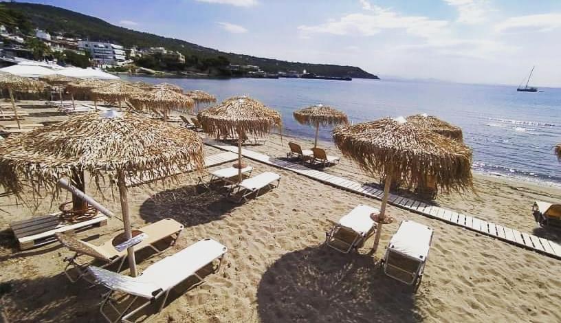 Παραθαλασσια Στουντιο Μιχαλιας Sea View Studio Michalias Agia Marina  Eksteriør bilde