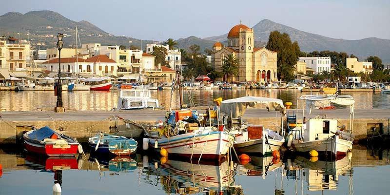 Παραθαλασσια Στουντιο Μιχαλιας Sea View Studio Michalias Agia Marina  Eksteriør bilde