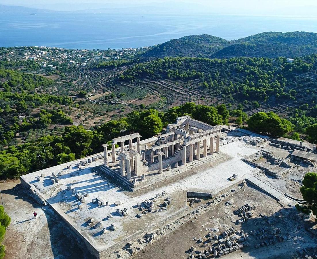 Παραθαλασσια Στουντιο Μιχαλιας Sea View Studio Michalias Agia Marina  Eksteriør bilde
