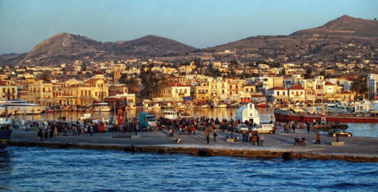 Παραθαλασσια Στουντιο Μιχαλιας Sea View Studio Michalias Agia Marina  Eksteriør bilde