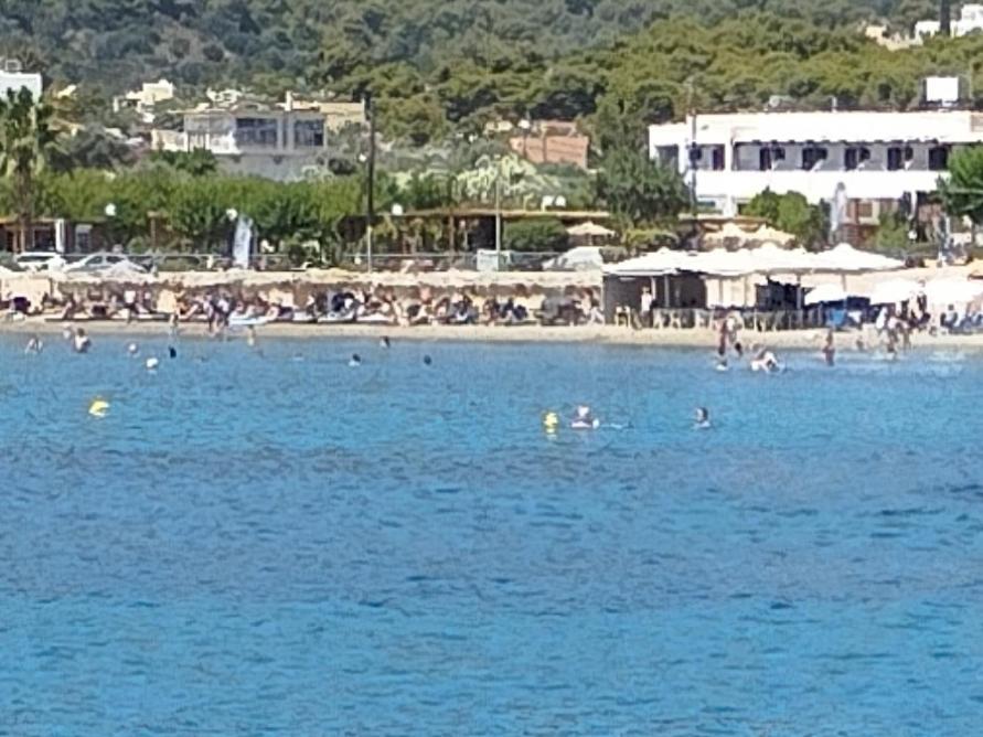 Παραθαλασσια Στουντιο Μιχαλιας Sea View Studio Michalias Agia Marina  Eksteriør bilde